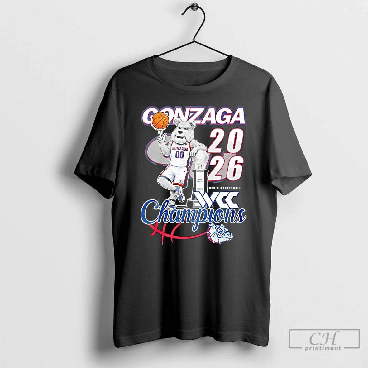 Classic 2026 Mens Basketball Champions Gonzaga Bulldogs Mascot