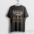 Classic Christmas Lights Are A Lot Like Epstein They Didnt Hang Themselves Ugly T Shirts