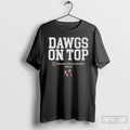 Classic Dawgs On Top Georgia Bulldogs 2025 26 College Football Playoffs Team Slogan T Shirts