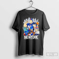 Classic Giants Yankees Rangers Dodgers And Mets New York City Skyline Mascot T Shirts Sweater