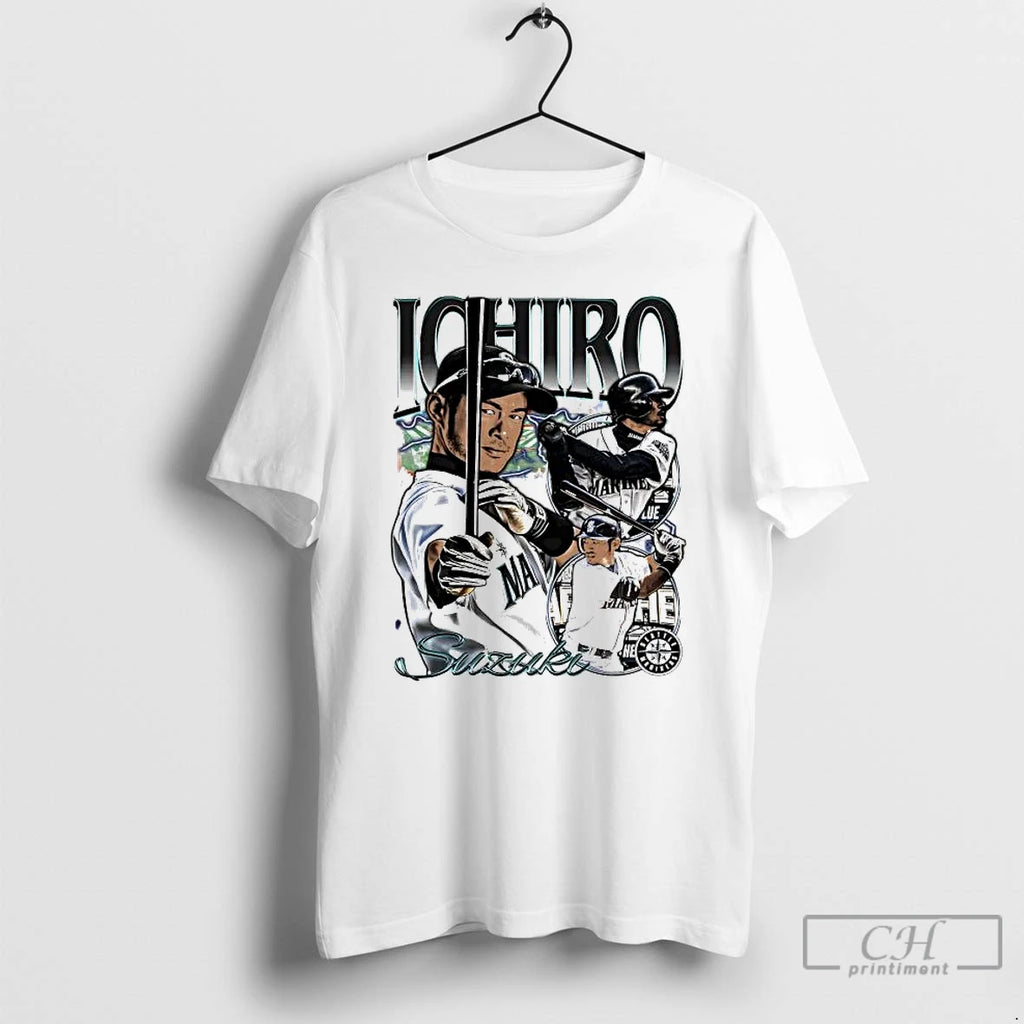 Classic Ichiro Suzuki Seattle Mariners Picture Collage