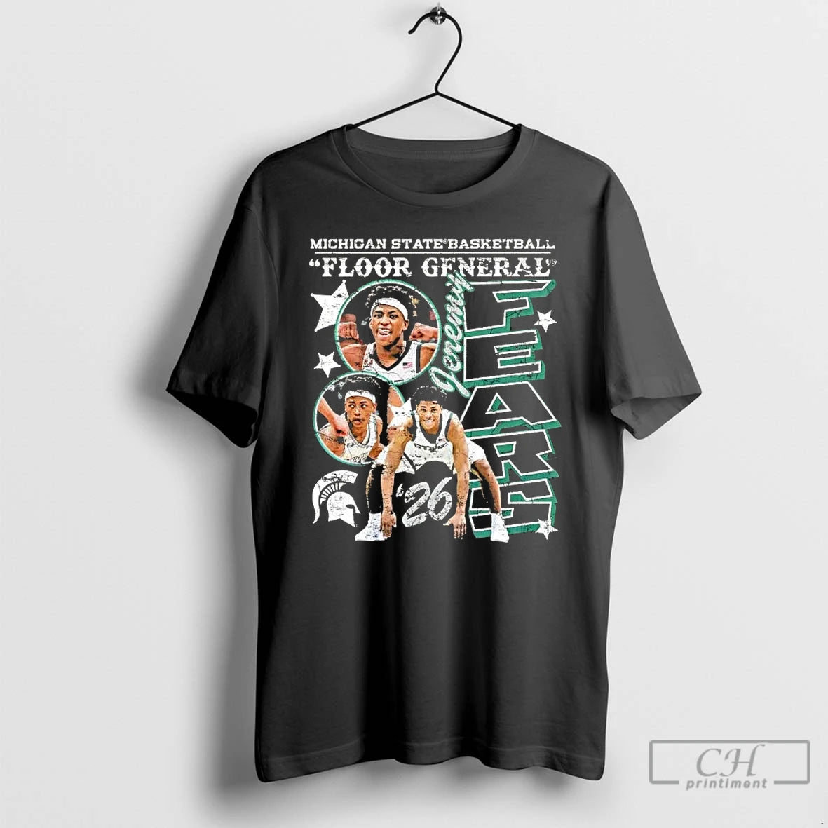 Classic Jeremy Fears Michigan State Spartans Floor General Elevated 90s Graphic