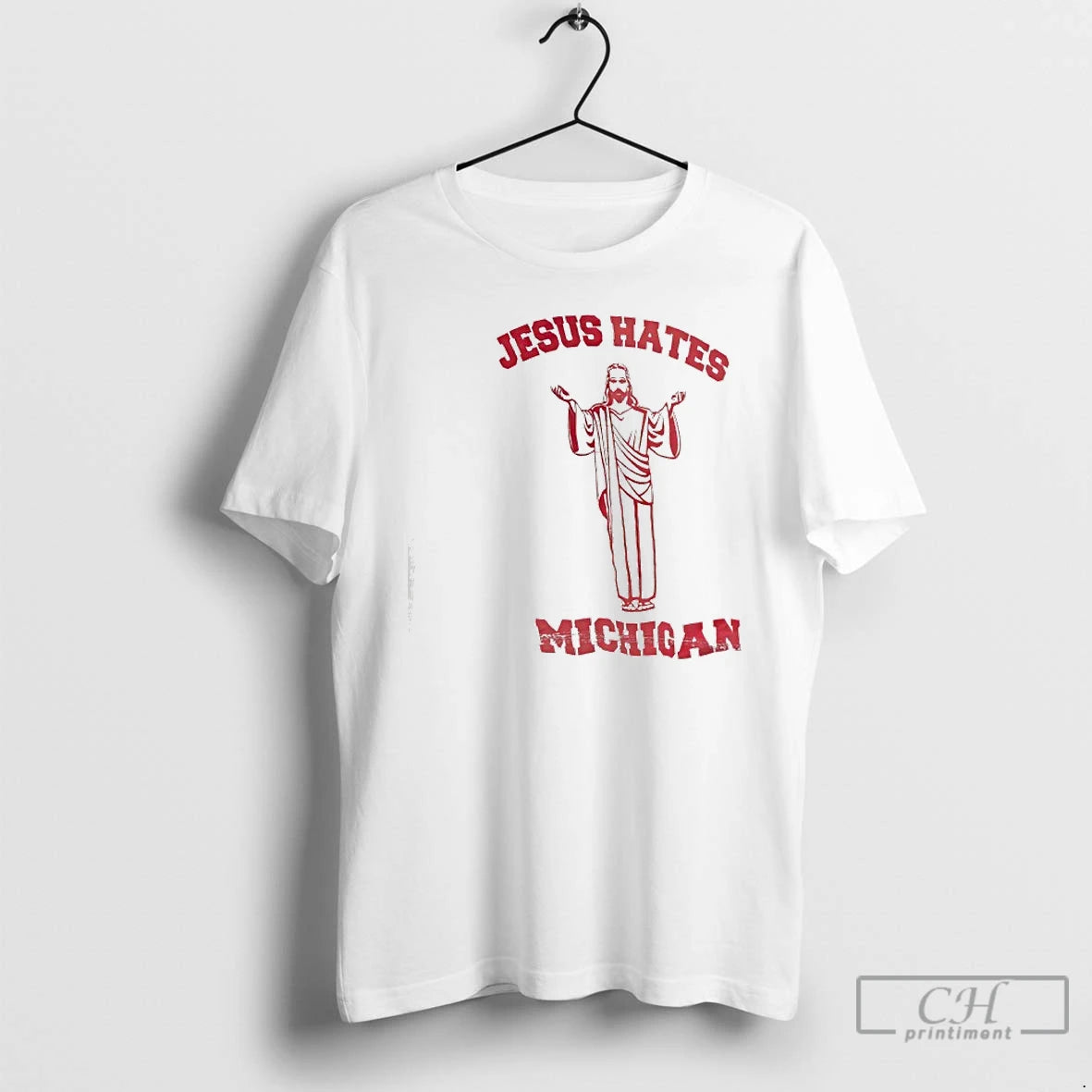 Classic Jesus Hates Michigan Graphic