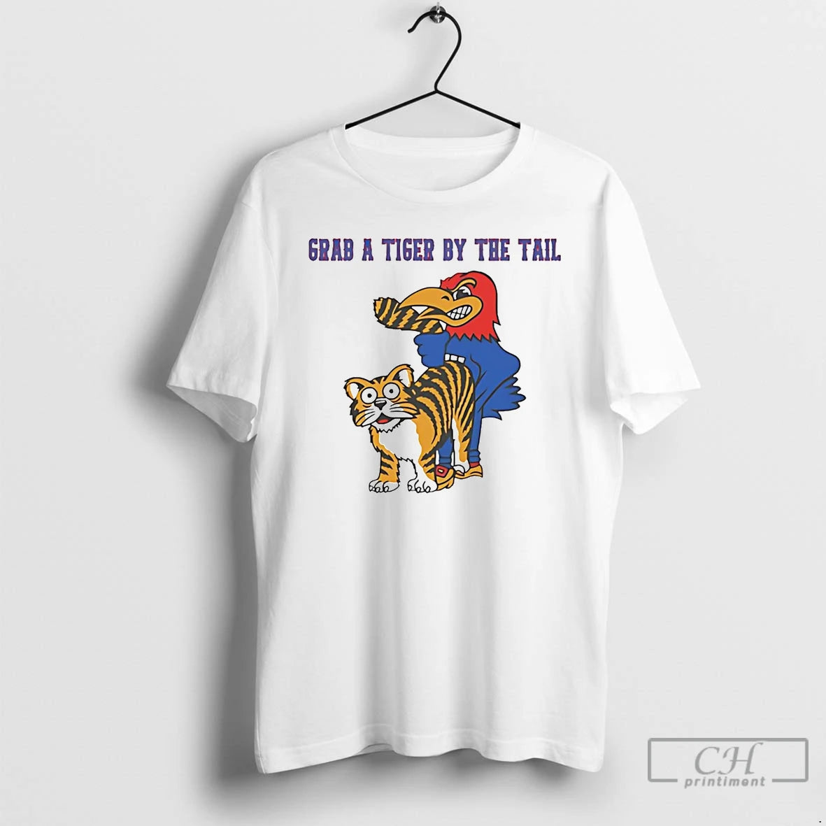 Classic Kansas Jayhawks Grab A Tiger By The Tail