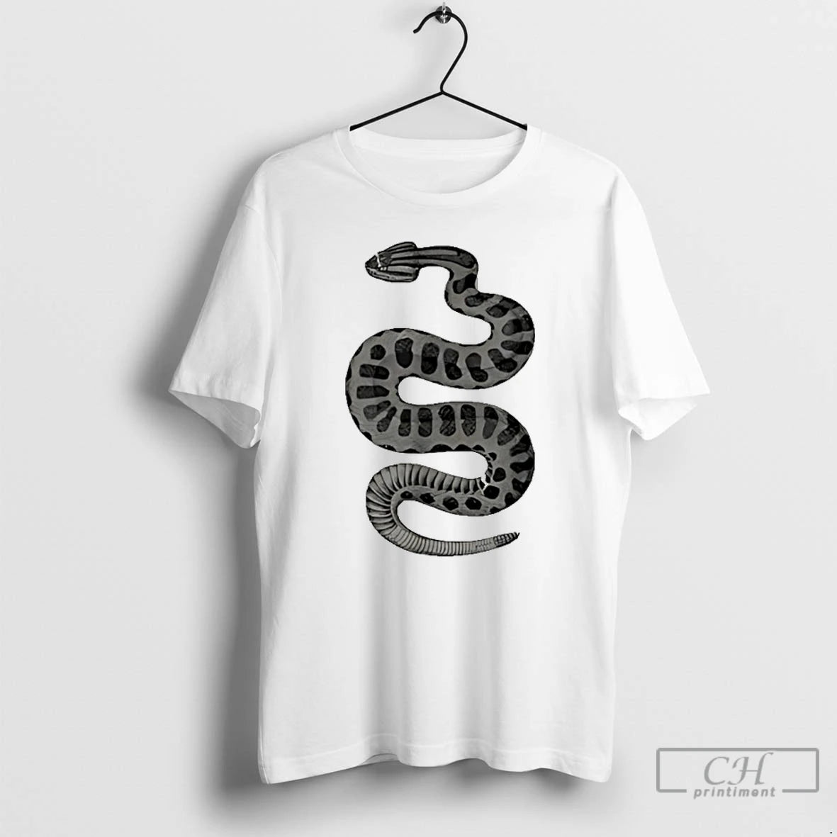 Classic Massasauga Prairie Rattlesnake Snake Art
