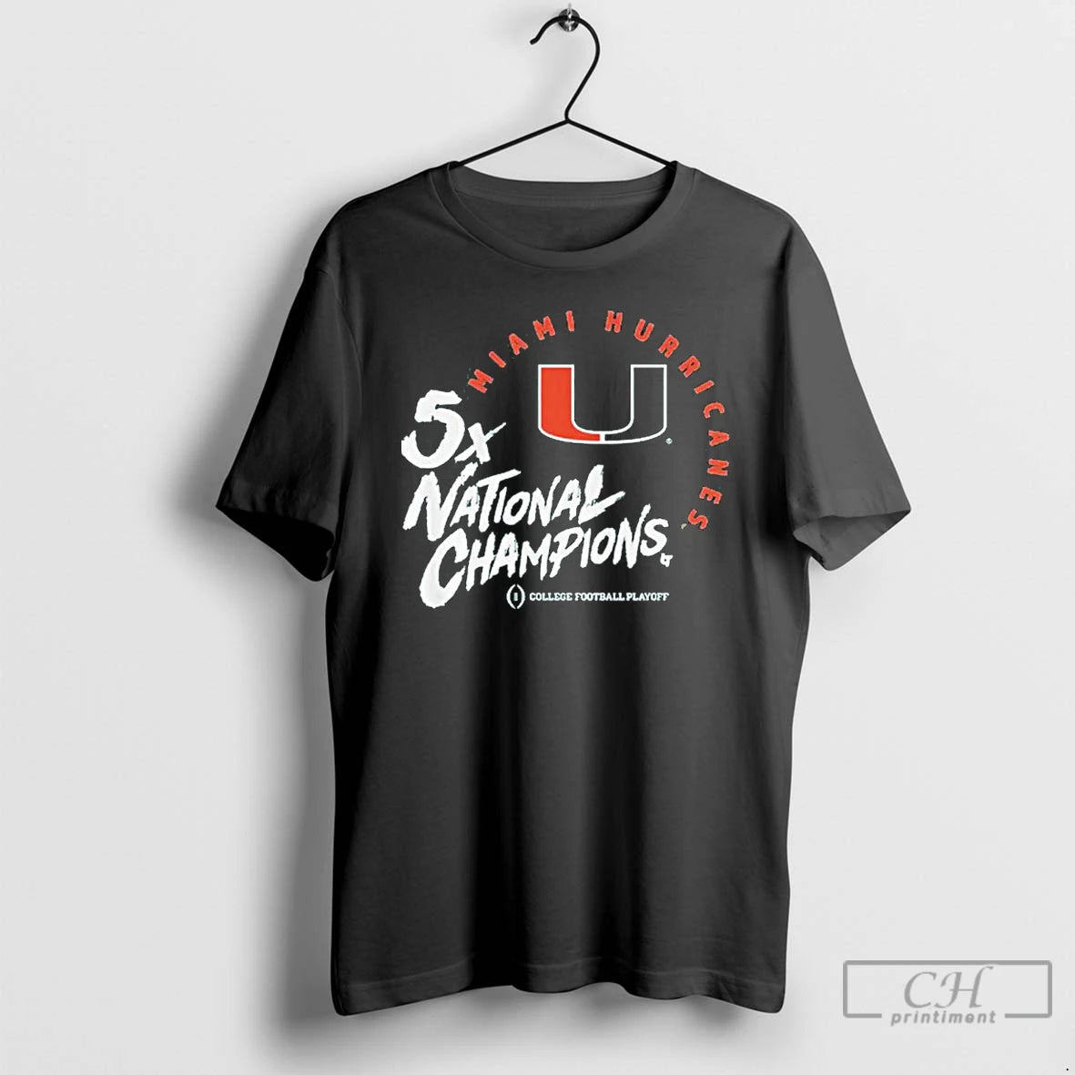 Classic Miami Football 2025 Cfp Five Time National Champions