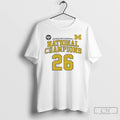Classic Michigan Wolverines 2026 Ncaa Mens Basketball National Championship