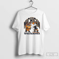 Classic Michigan Wolverines Basketball Rose Bowl Tasmanian Devil And Bugs Bunny