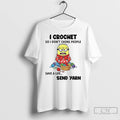 Classic Minion I Crochet So I Dont Choke People Save A Life Send Yarn Christmas