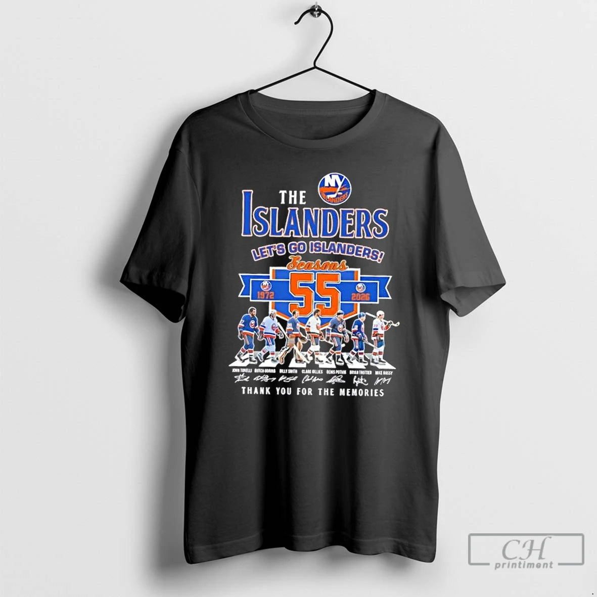 Classic New York Islanders 55 Seasons 1972 2026 Mike Bossy And Legends Abbey Road Thank