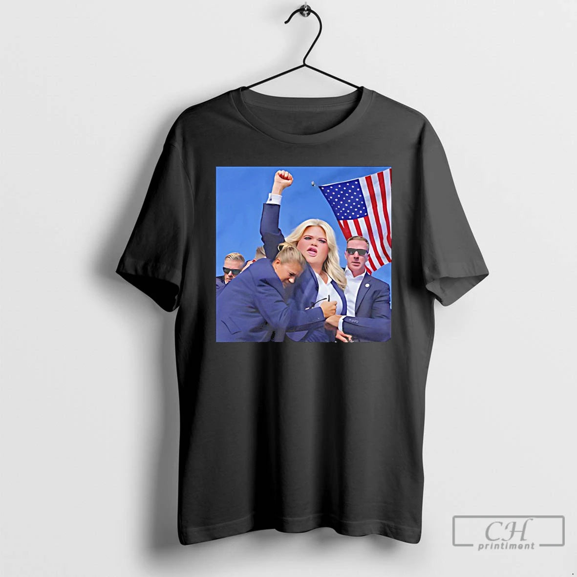 Classic No Kings Protest Trump Shot Parody