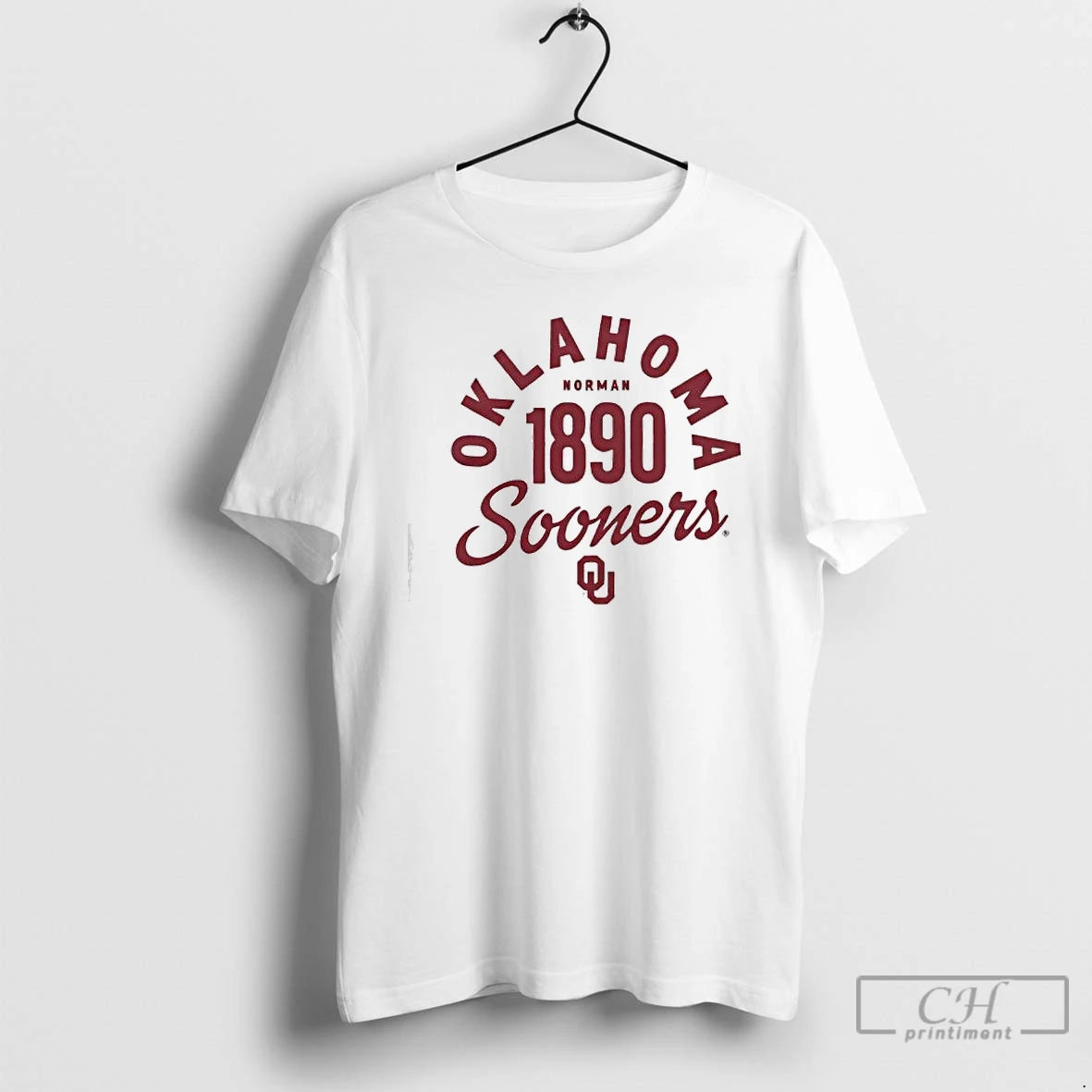 Classic Oklahoma Sooners Norman 1890 Sooners Logo