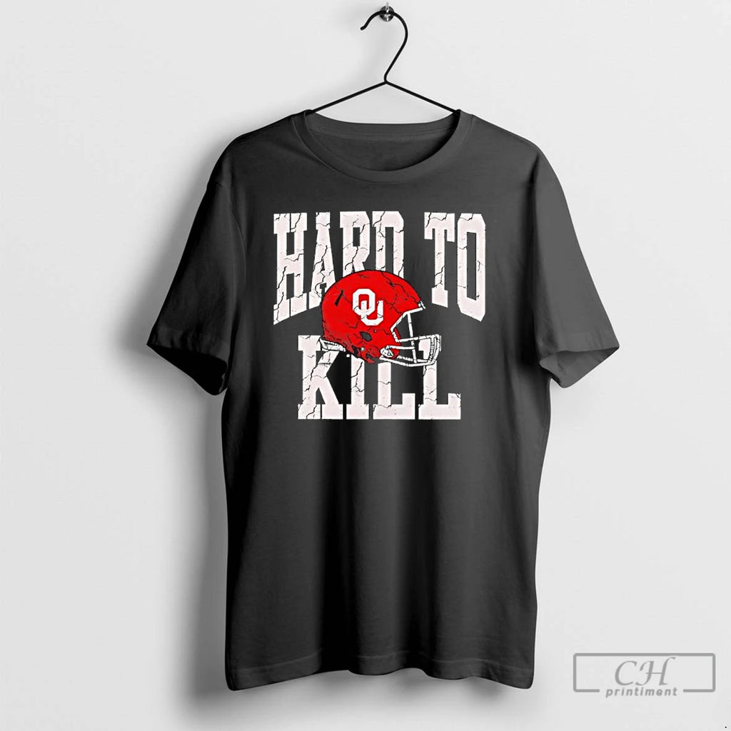 Classic Oklahoma Sooners Football Team Hard To Kill Helmet