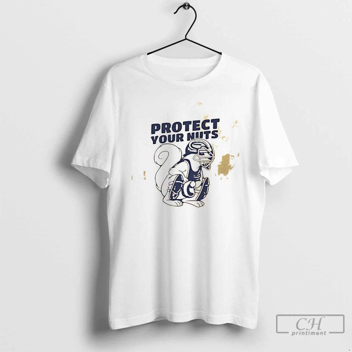 Classic Protect Your Nuts Squirrel Catcher Mom Baseball