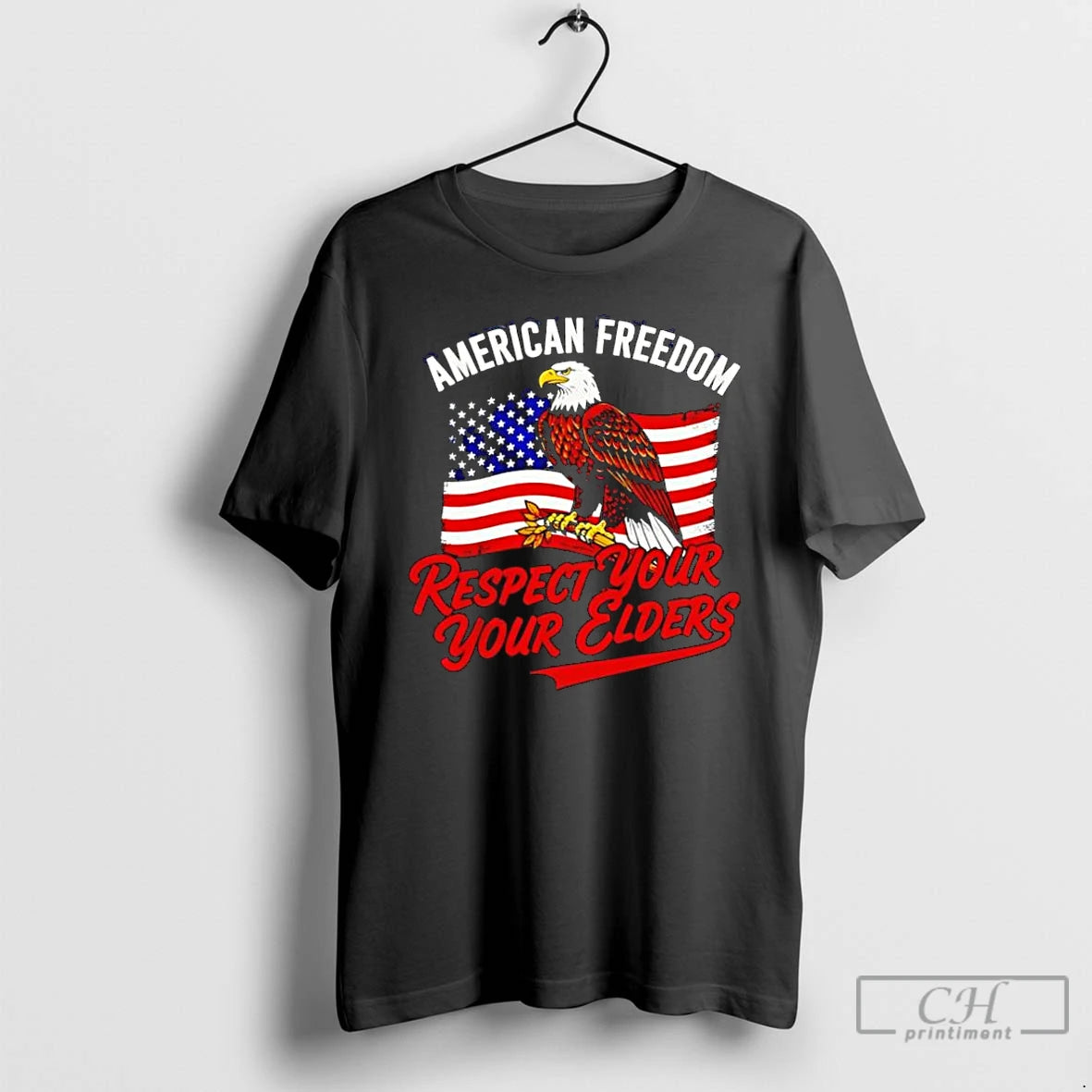 Classic Respect Your Elders American Freedom Patriotic Graphic