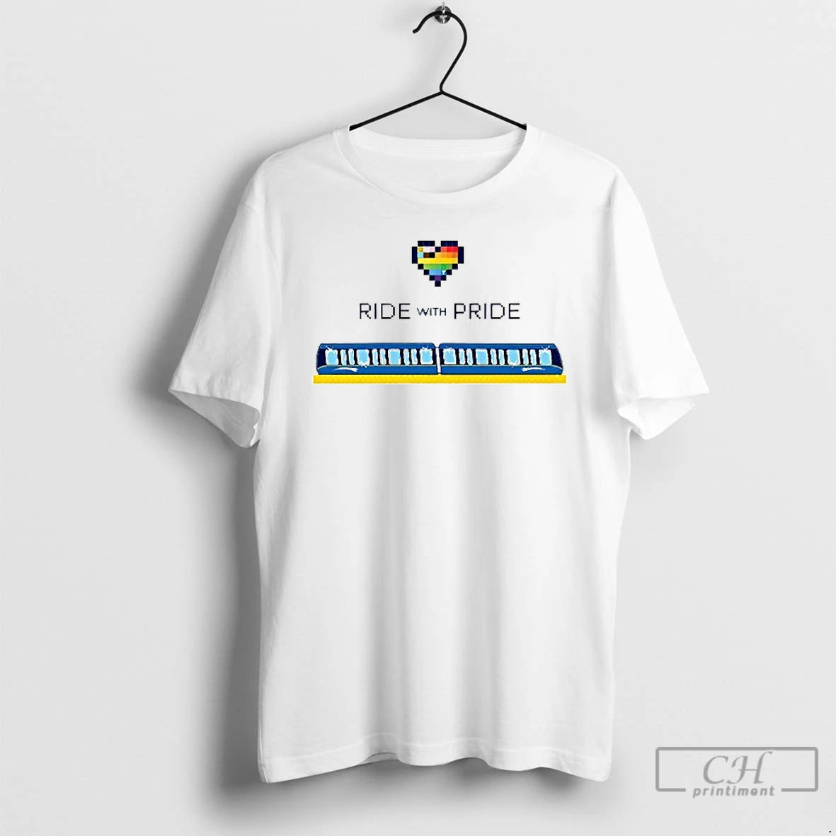 Classic Ride With Pride Skytrain Heart