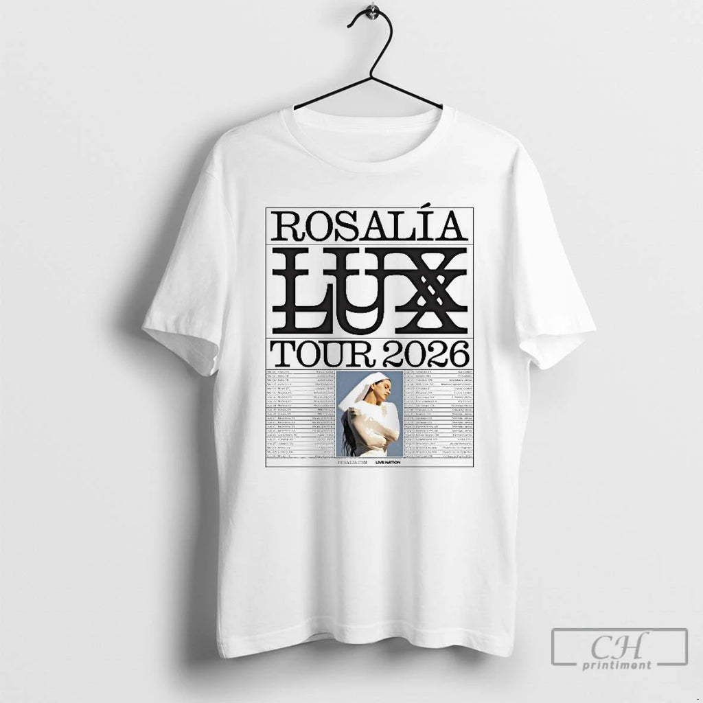 Classic Rosalia Lux Tour 2026 Europe And Uk And North American Dates T Shirts Sweater