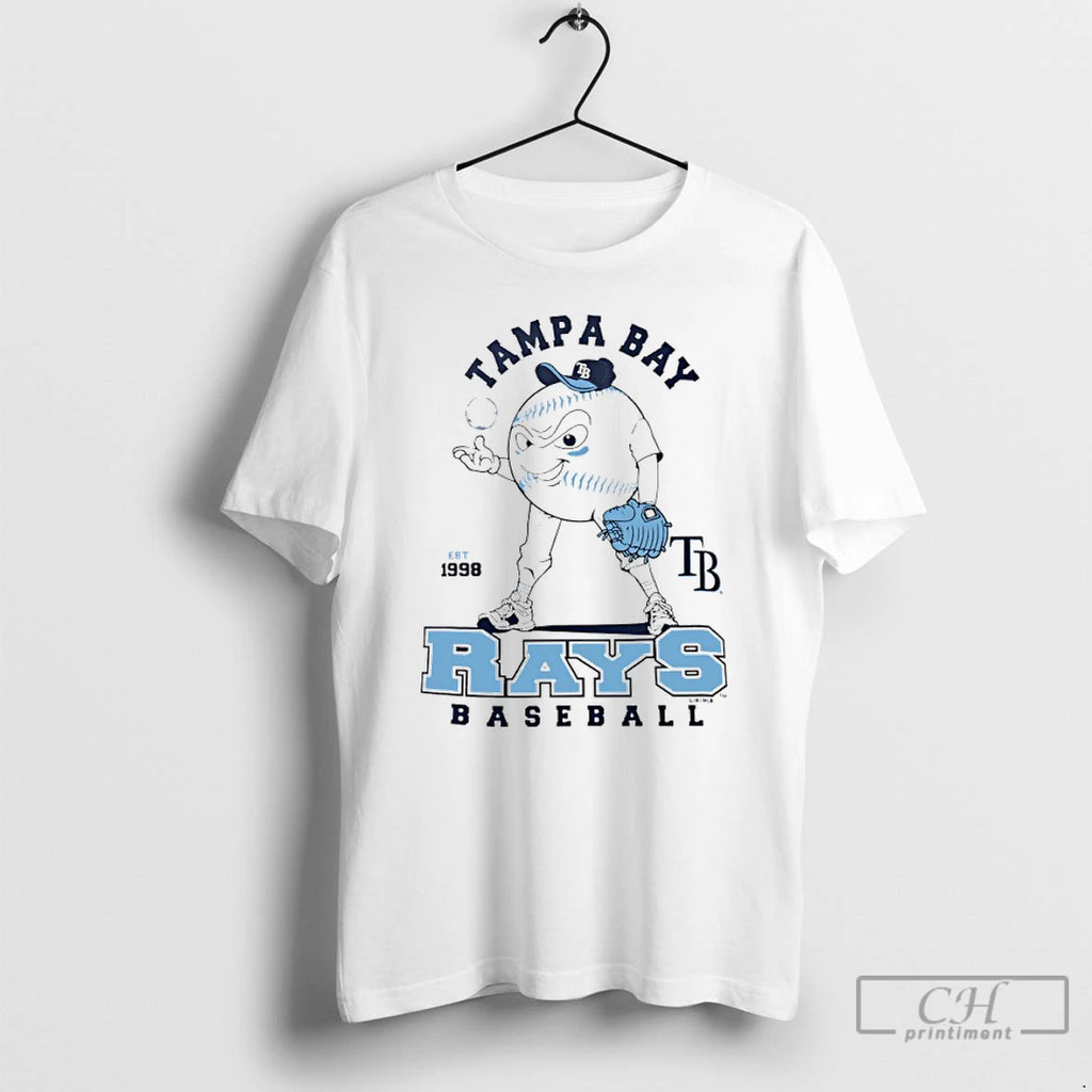 Classic Tampa Bay Rays Baseball Character Est 1998