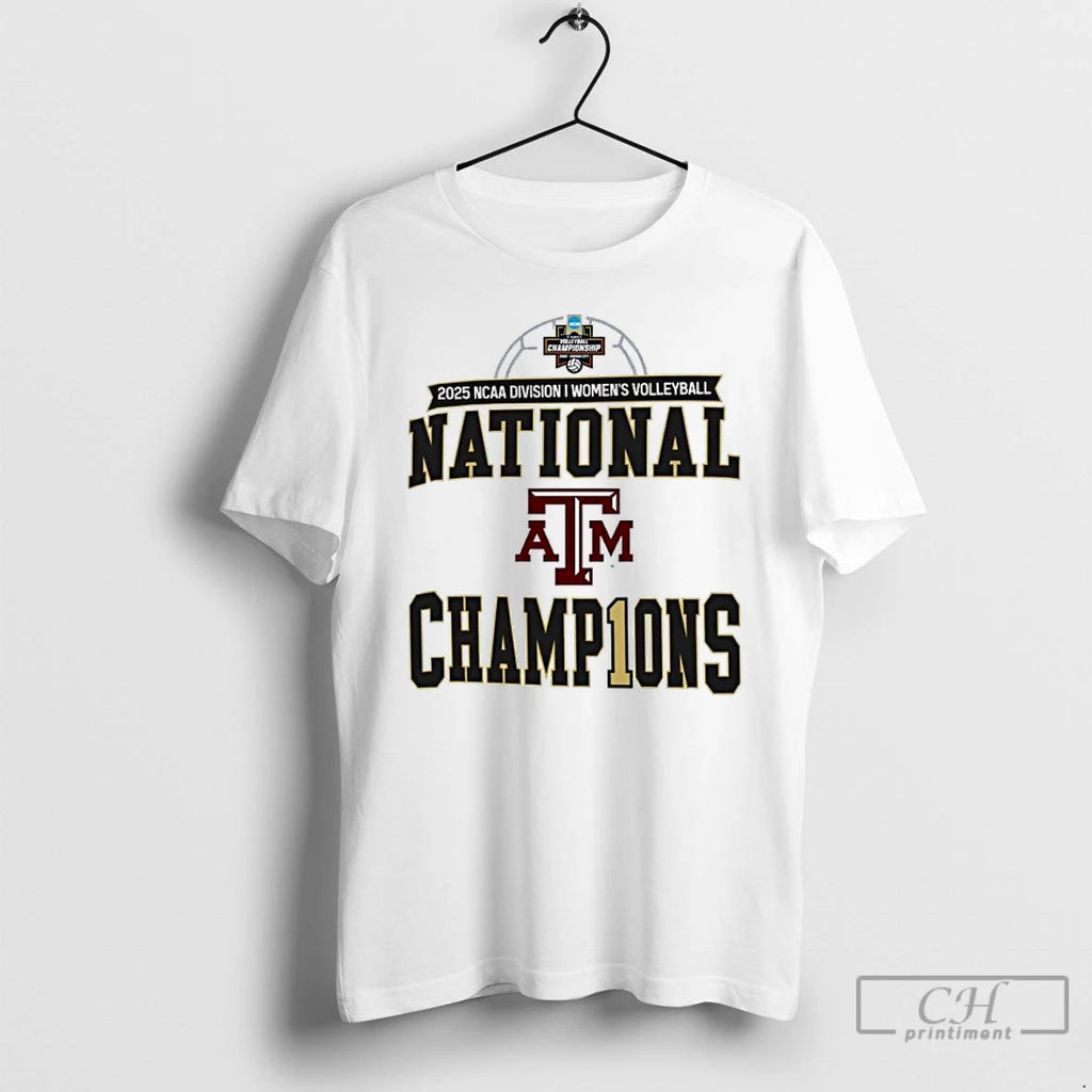 Classic Texas Am Aggies 2025 Ncaa Di Volleyball National Champions Locker Room T Shirts Sweater