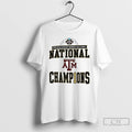 Classic Texas Am Aggies 2025 Ncaa Di Volleyball National Champions Locker Room T Shirts Sweater