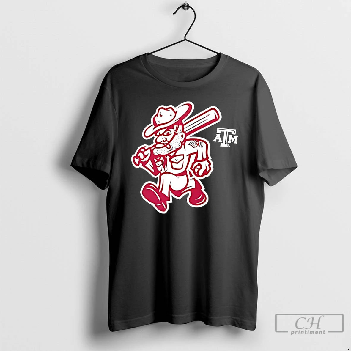 Classic Texas Am Aggies Black Ol Sarge Baseball Logo