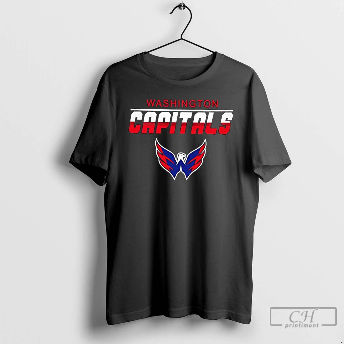 Classic Washington Capitals Team Logo Youth Black Stylish