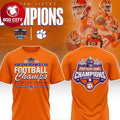 Clemson Tigers Pinstripe Bowl Champions 2025 Two Sided Shirt