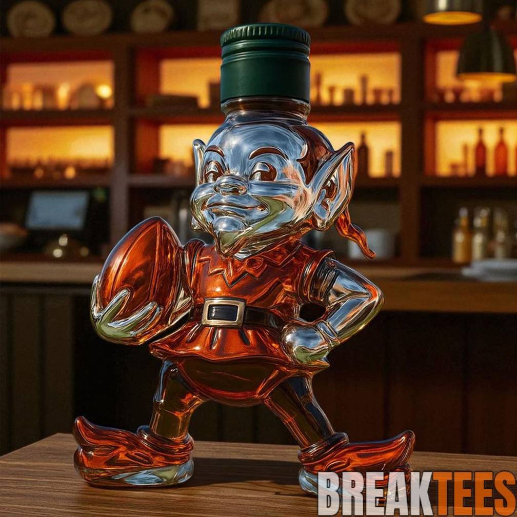 Cleveland Browns Brownie The Elf Special Edition Whiskey Bottle