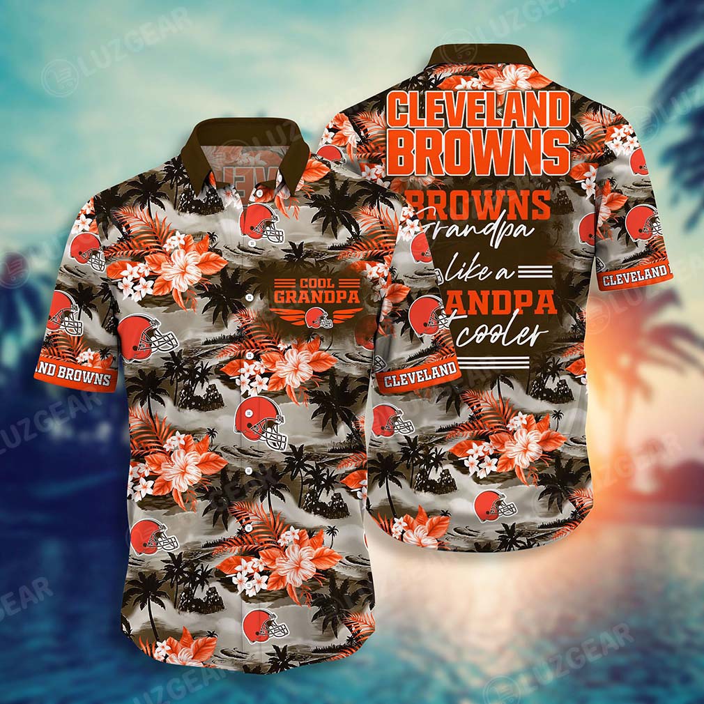 Cleveland Browns Hawaiian Shirt for Grandpa Vibes 968615