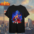 Cody Rhodes Flames graphic shirt