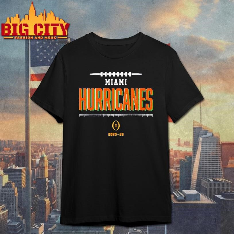 College Football Playoff 2025-2026 Miami Hurricanes Bound Shirt