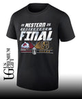 Colorado Avalanche vs Vegas Golden Knights NHL Western Conference Finals 2026 Matchup logo shirt