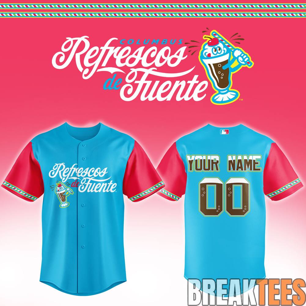 Columbus Clingstones Refrescos de Fuente 2026 Custom Baseball Jersey