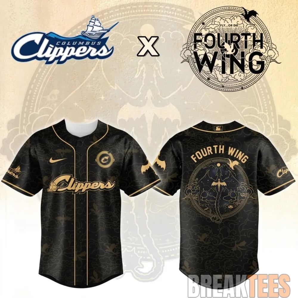 Columbus Clippers Fourth Wing Night 2026 MiLB Game Jersey