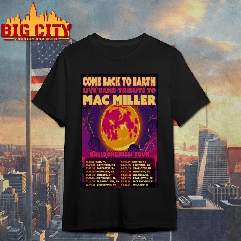 Come Back To Earth Balloonerism Tour 2026 Poster shirt