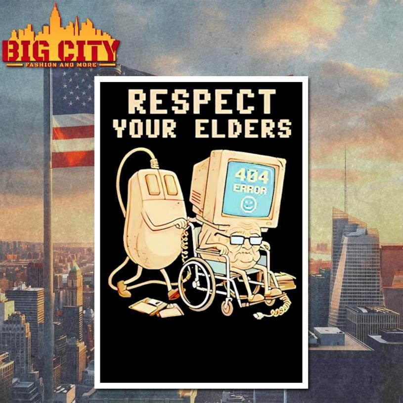 Computer Respect Your Elders Shirt