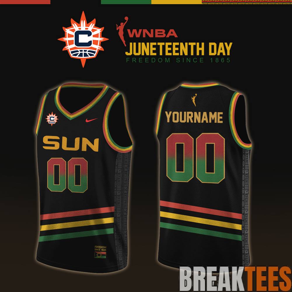 Connecticut Sun 2026 WNBA x Juneteenth Day Basketball Jersey