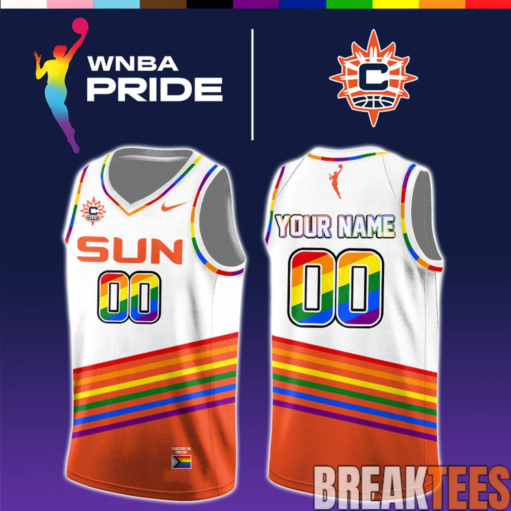 Connecticut Sun 2026 WNBA x Pride Day Limited Edition Jersey