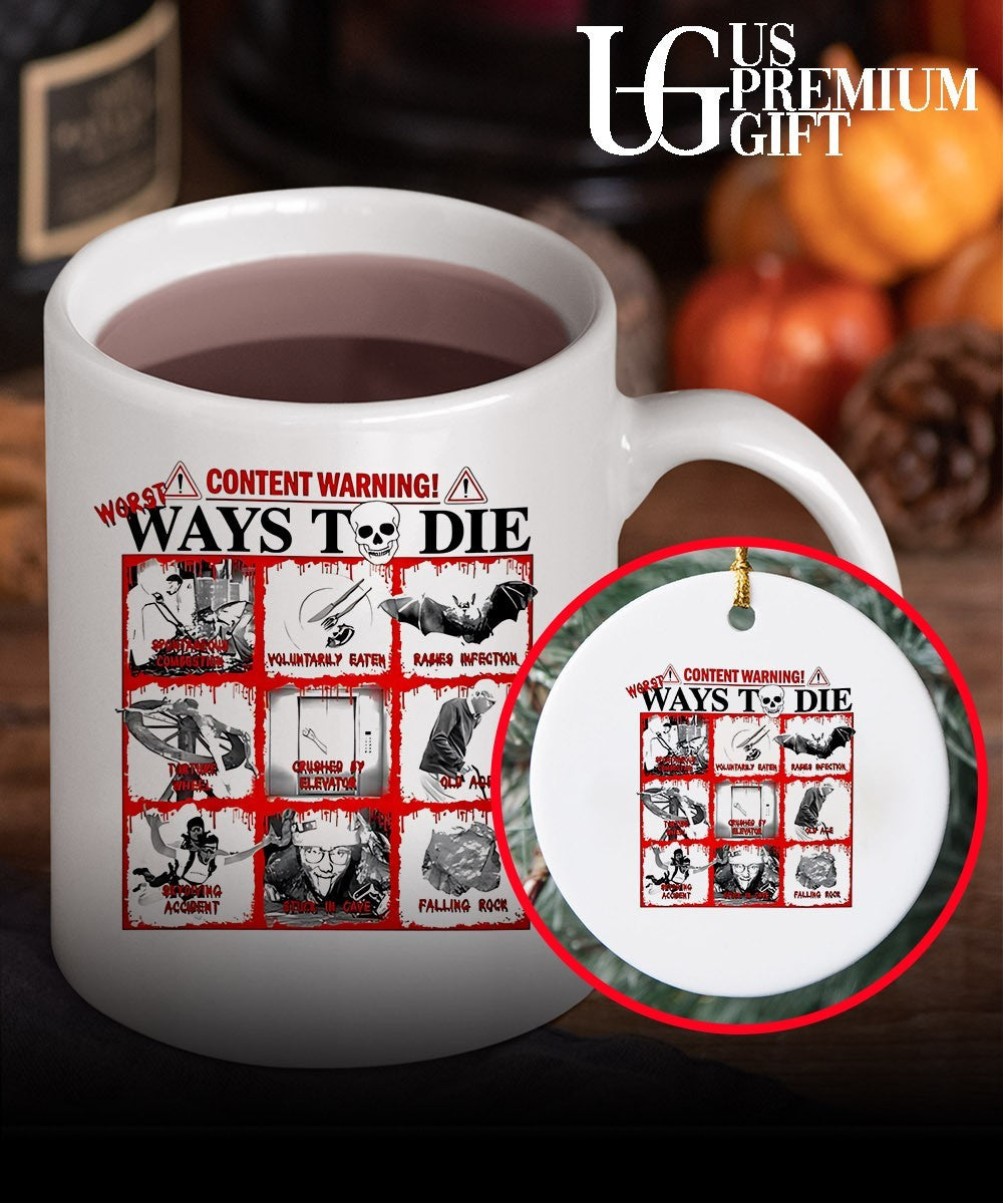 Content warning ways to die shirt