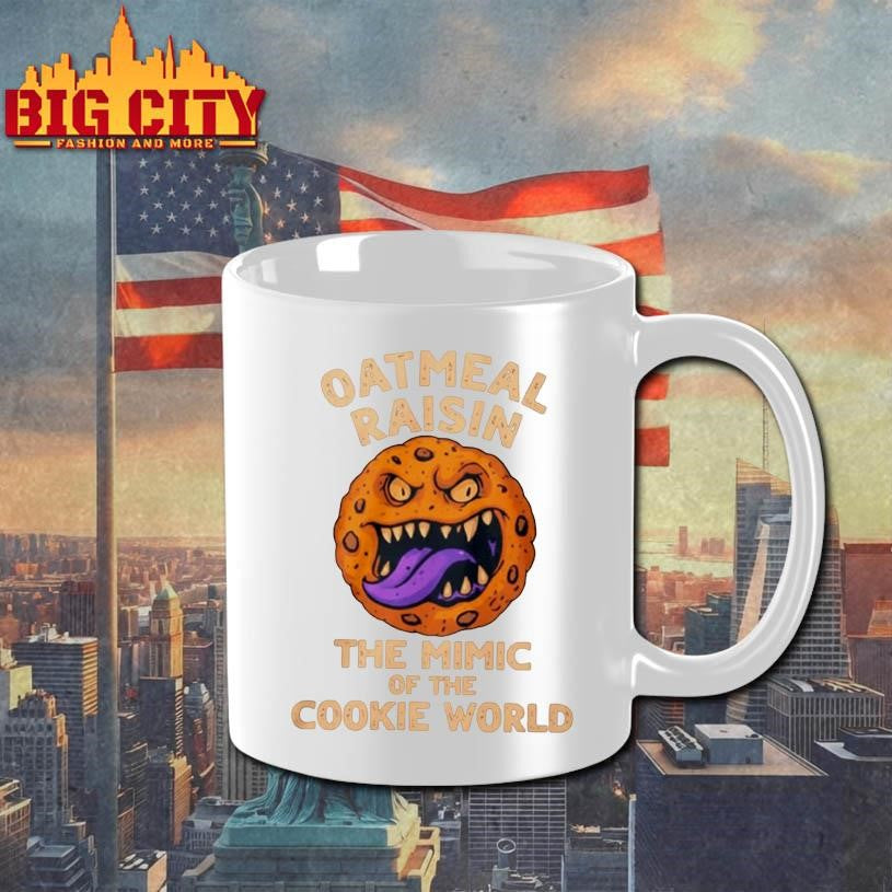 Cookie Monster Oatmeal Raisin The Mimic Of The Cookie World Shirt