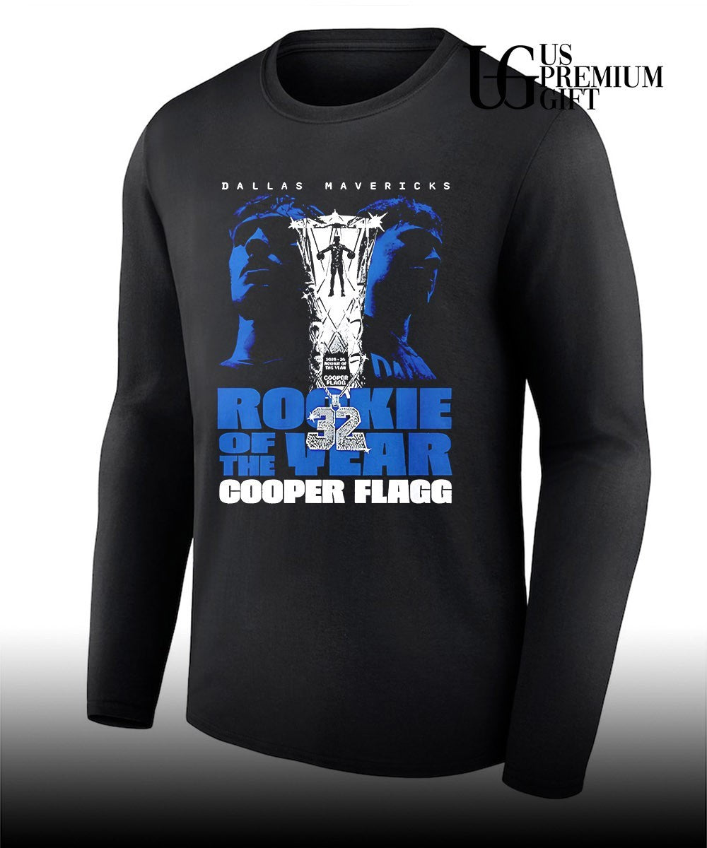 Cooper Flagg 2026 ROTY Accolades F&B Dallas Mavericks Basketball shirt