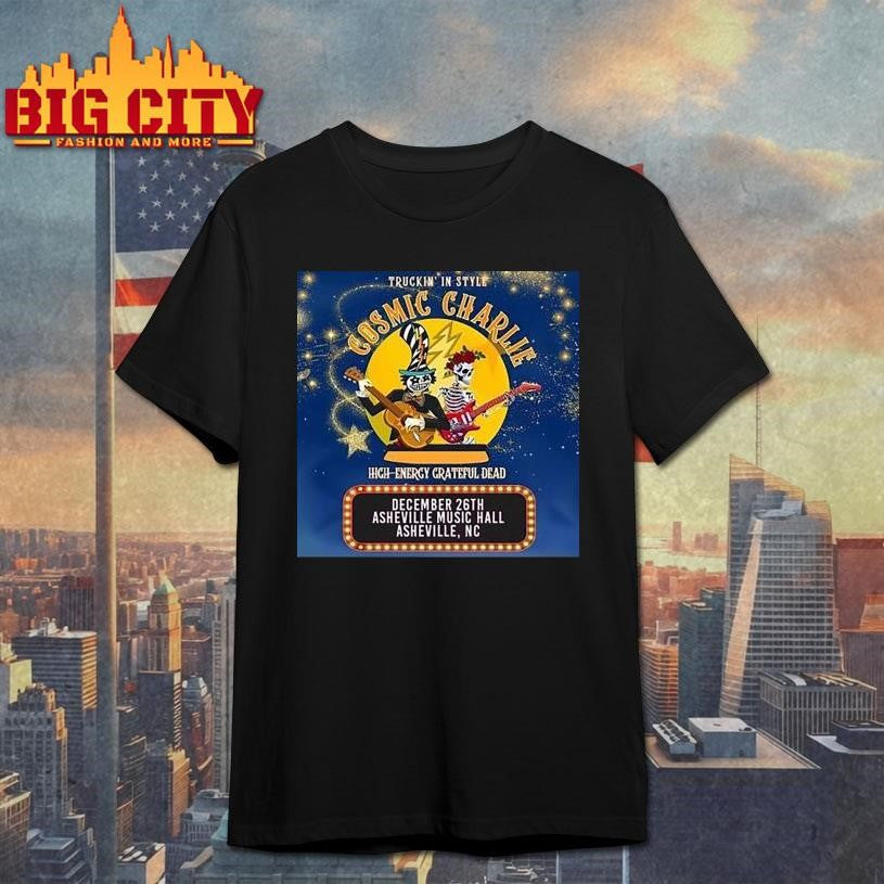Cosmic Charlie Dec 26 2025 Asheville Music Hall In Asheville Nc Skeletons Shirt