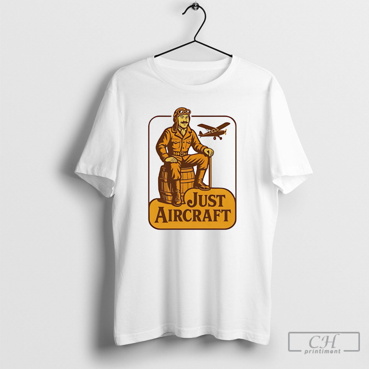 Cracker Barrel Just Aircraft Shirt Tee
