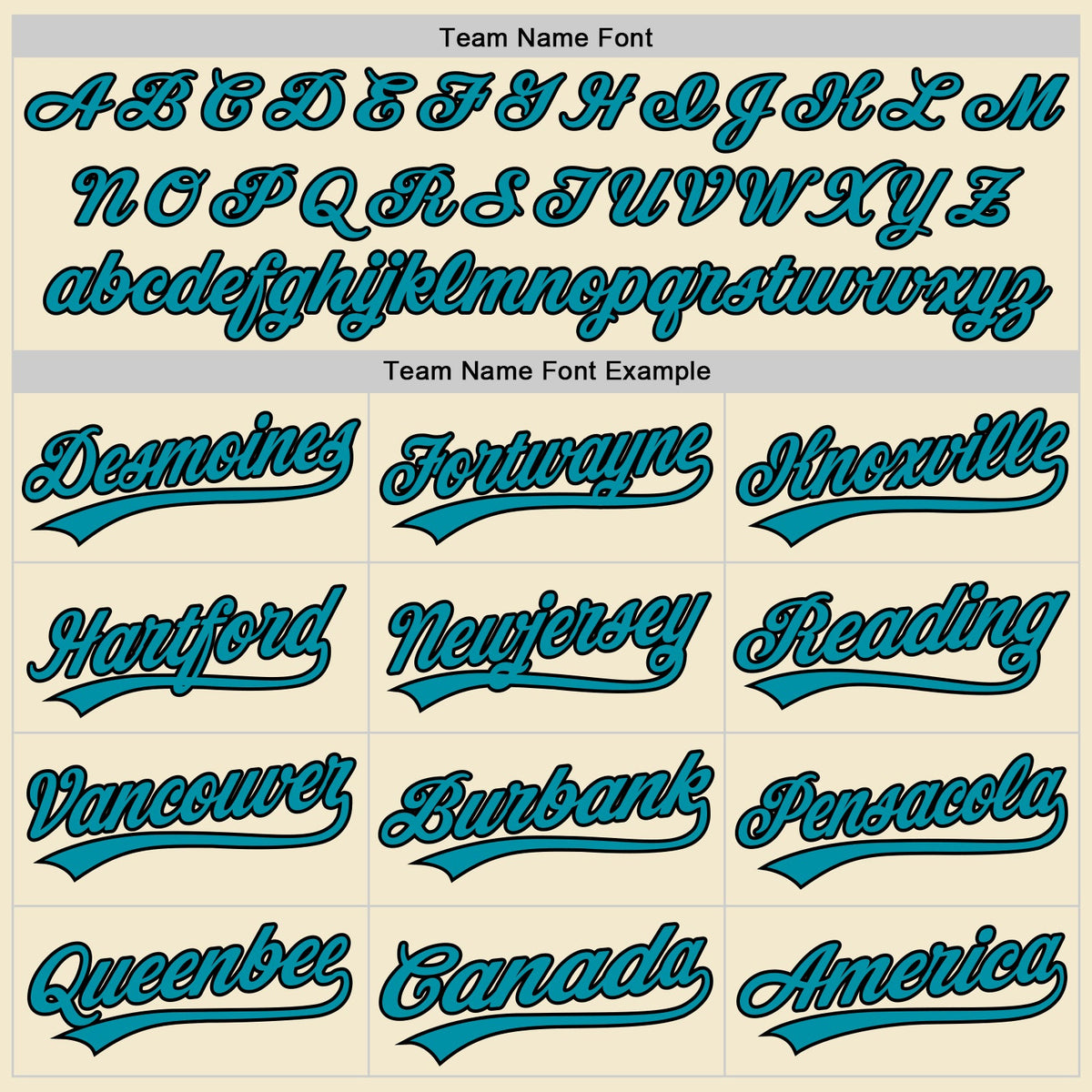 Custom Cream Teal-Black Authentic Throwback Baseball Jersey
