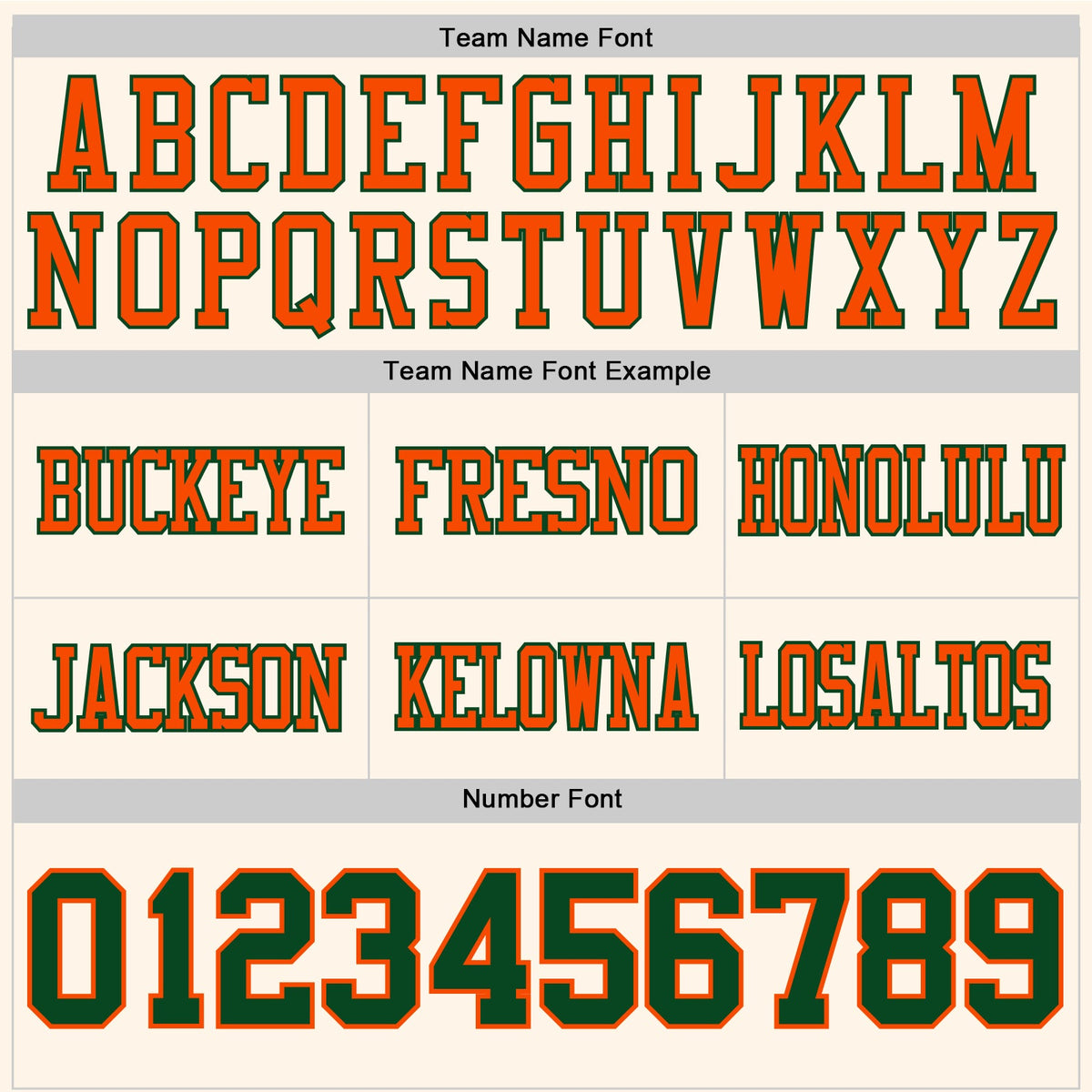 Custom Cream Green-Orange Authentic Football Jersey