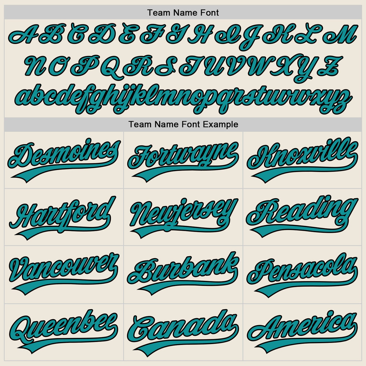 Custom Cream Teal-Black Authentic Baseball Jersey