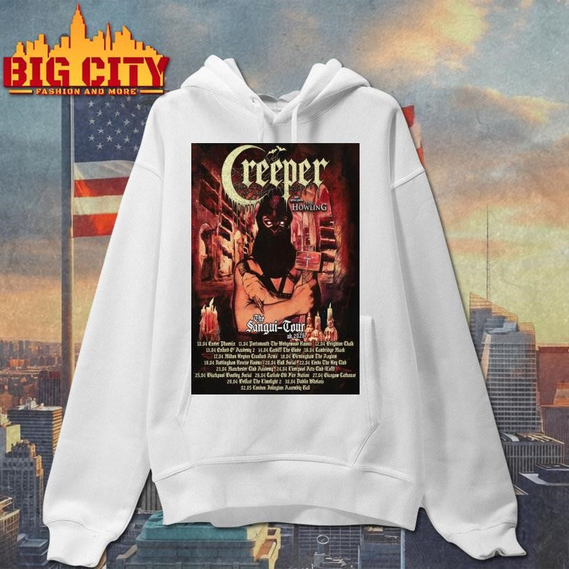 Creeper The Sangui Tour 2026 UK Poster Shirt