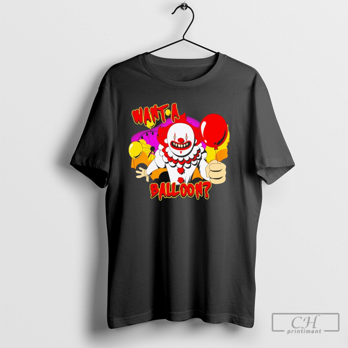 Creepy It Clown Want A Balloon Shirts