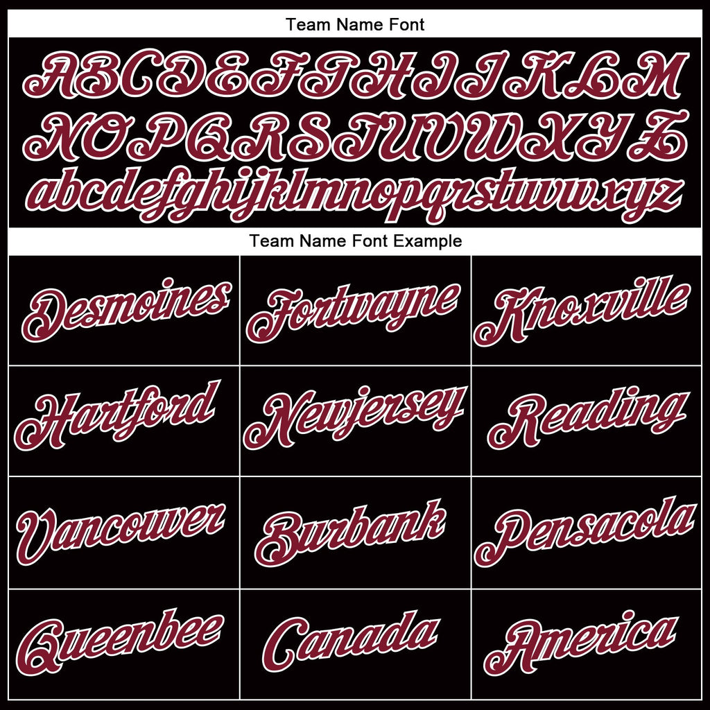 Custom Women's Black Crimson-White V-Neck Cropped Baseball Jersey