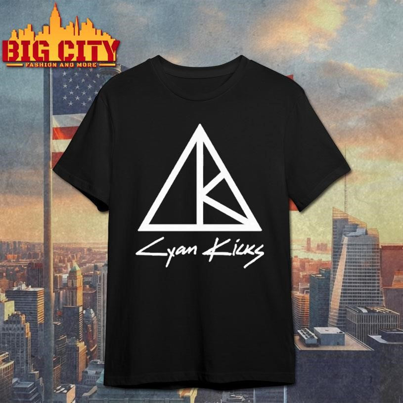 Cyan Kicks Triangle Shirt